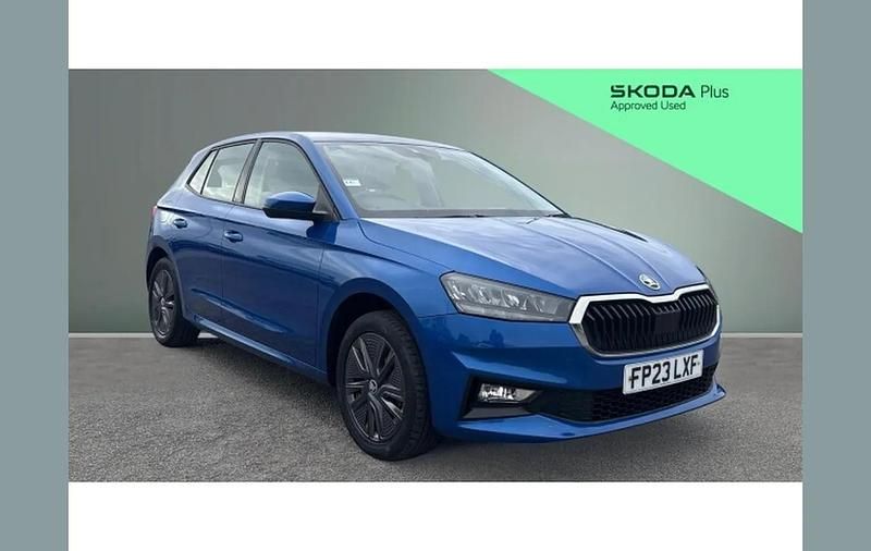 Used Skoda Fabia Comfort 95 HP (69 kW) 2023 Blue Hatchback