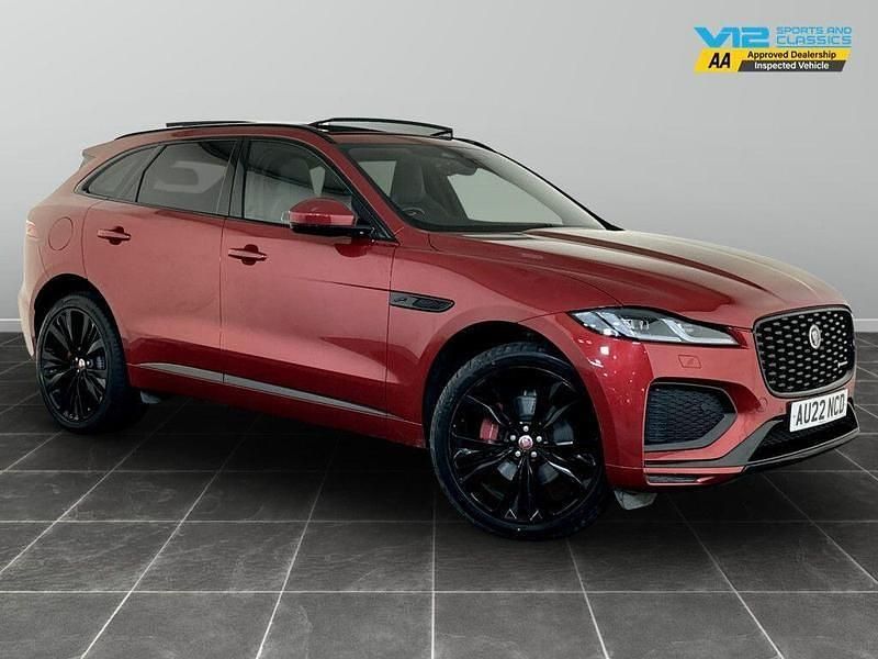 Red Used 2022 Jaguar F-Pace R-Dynamic SUV | £33,495 (Fair price) - Image 1/2
