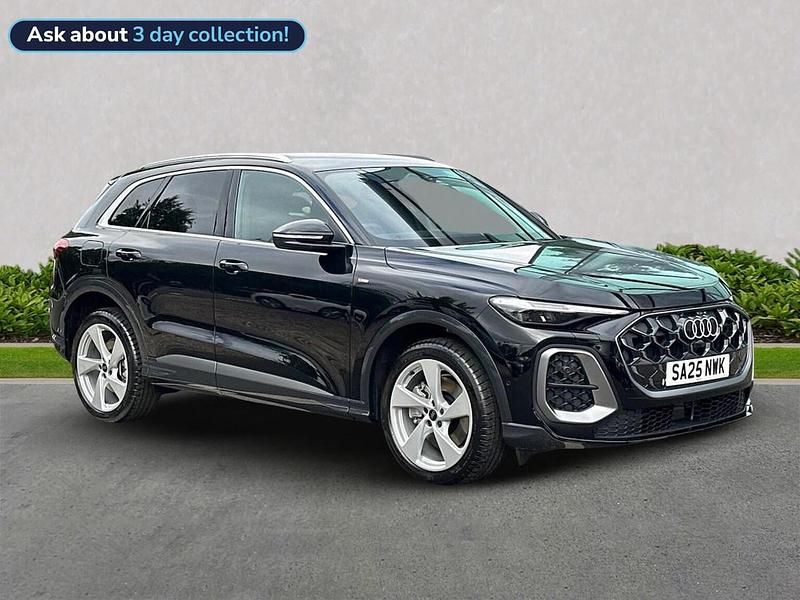 Black Used 2025 Audi Q5 S-Line SUV | £47,246 - Image 1/4