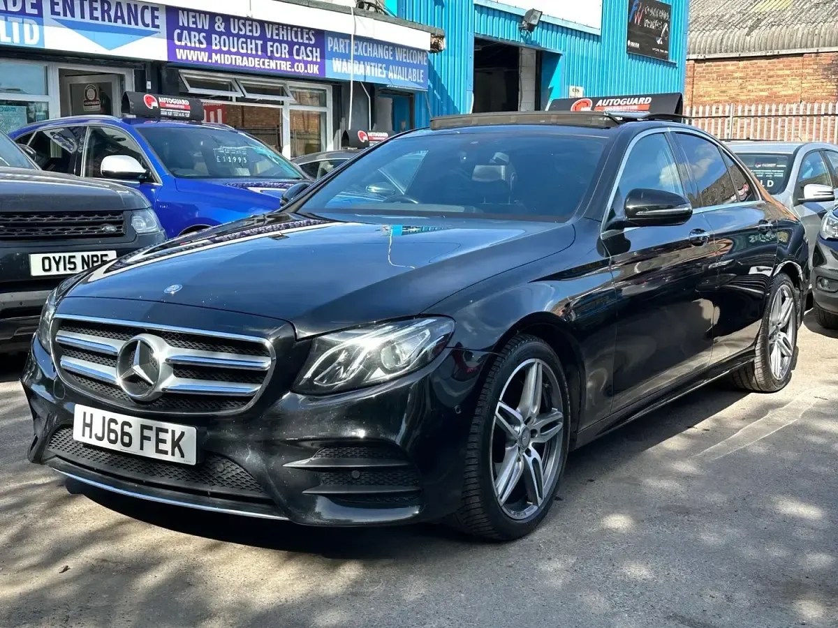 Used Mercedes E220 AMG Line Premium 2016 Black Sedan