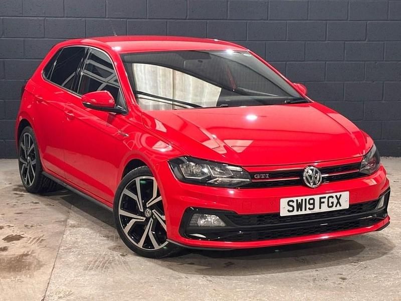 Used VW Polo GTI 200 HP (147 kW) 2019 Red Hatchback