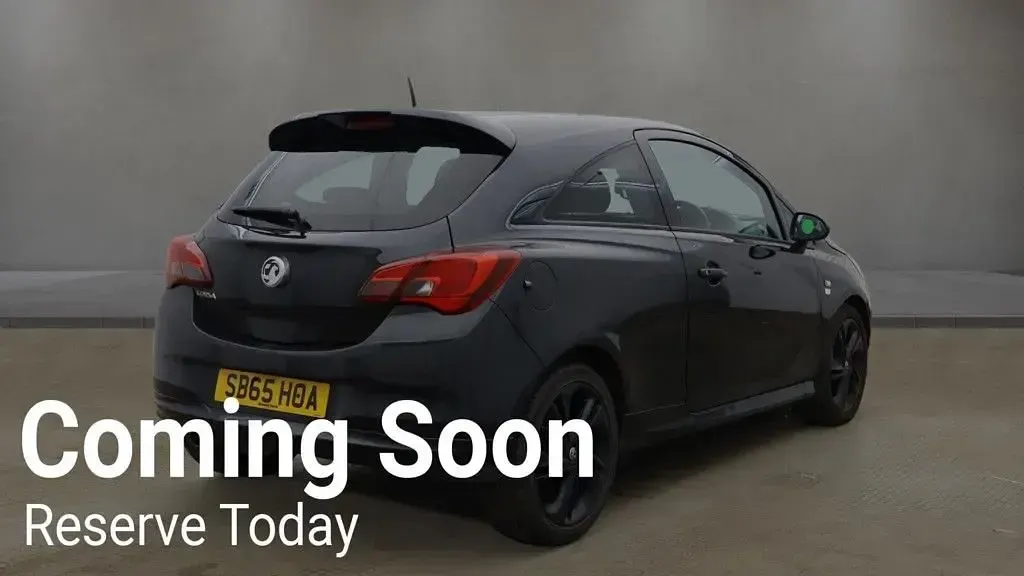 Used Vauxhall Corsa Edition 70 HP (51 kW) 2015 Black Hatchback