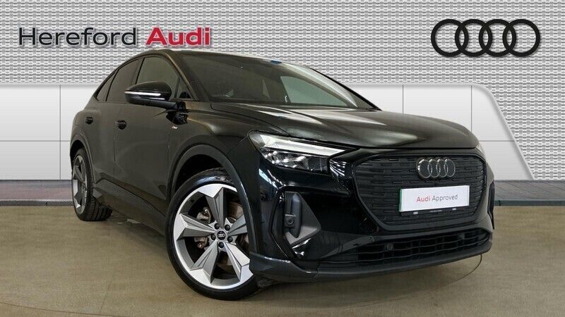 Used 2024 Audi Q4 e-tron Black Edition SUV | £33,381 (Good price) - Image 1/4