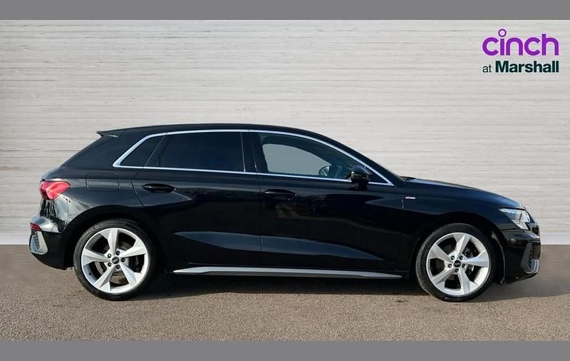 Used Audi A3 S-Line 147 HP (108 kW) 2022 Black Sedan