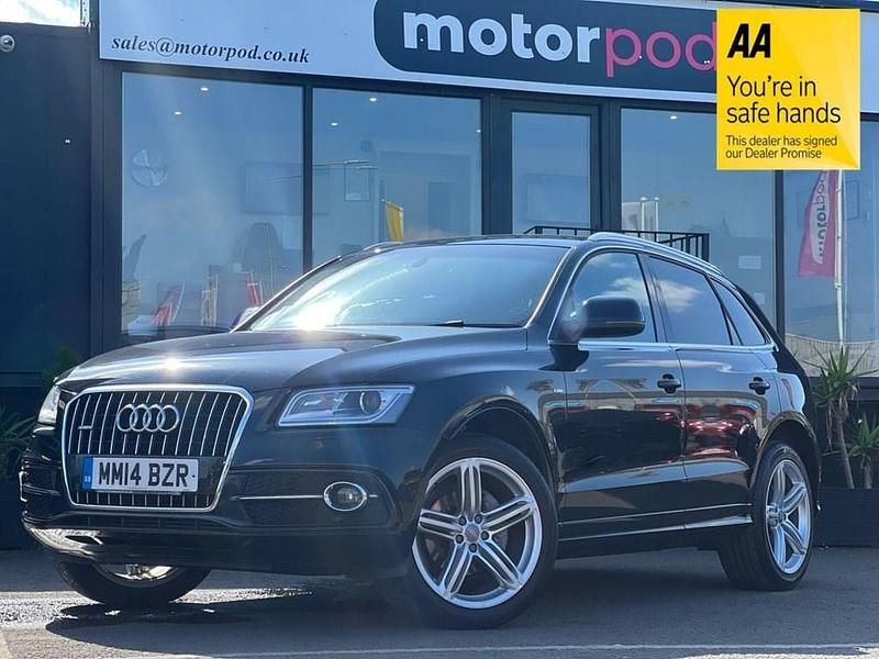 Black Used 2014 Audi Q5 S-line plus SUV | £12,790 (Fair price) - Image 1/3