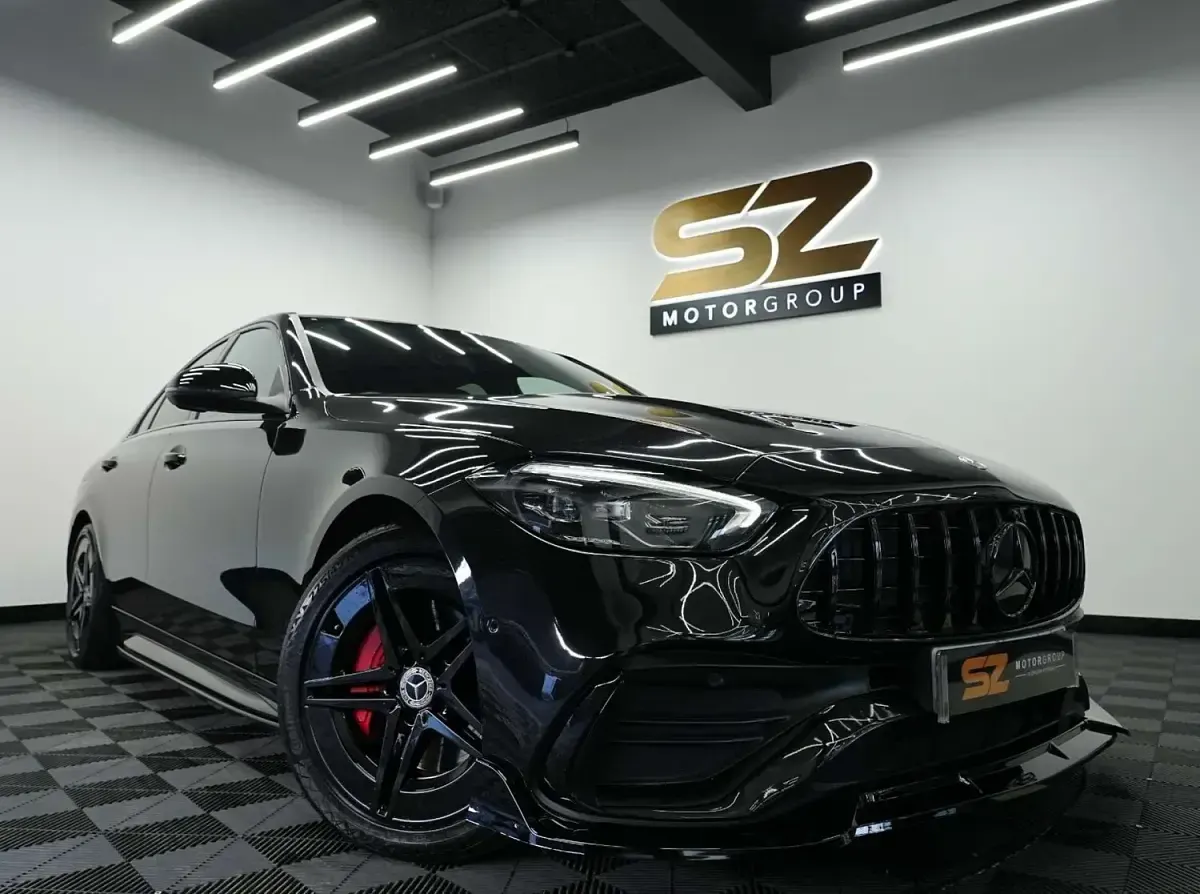 Used Mercedes C220 AMG line 2023 Black Sedan