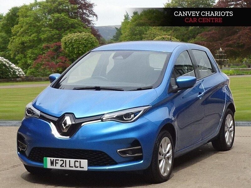 Blue Used 2021 Renault Zoe Iconic Hatchback | £8,000 (Good price) - Image 1/4