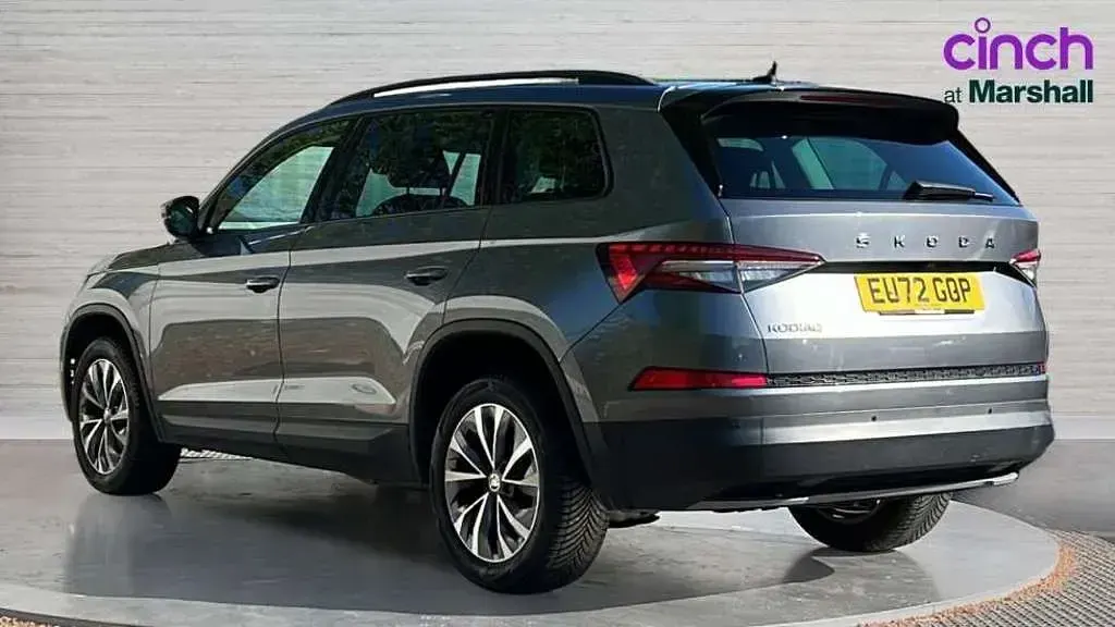 Used Skoda Kodiaq SE Drive 150 HP (110 kW) 2022 Graphite grey metallic SUV