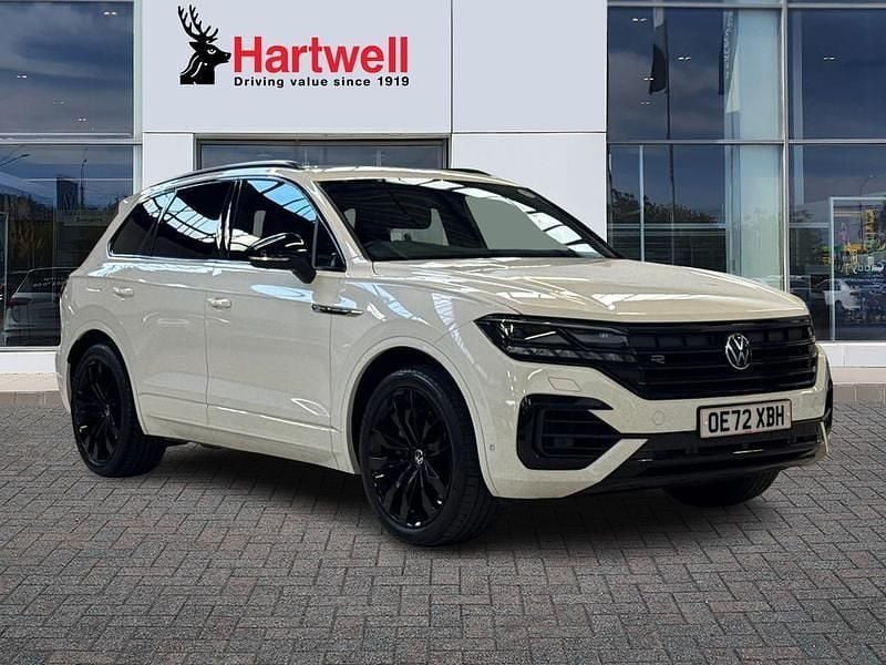 White Used 2022 VW Touareg Black Edition SUV | £40,799 (Good price) - Image 1/3