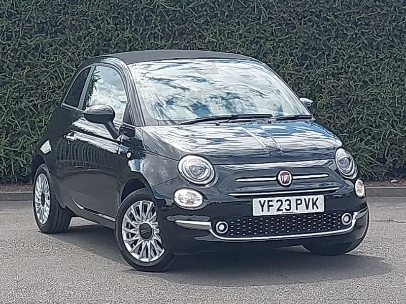 Black Used 2023 Fiat 500C Cabriolet | £12,798 (Fair price) - Image 1/4