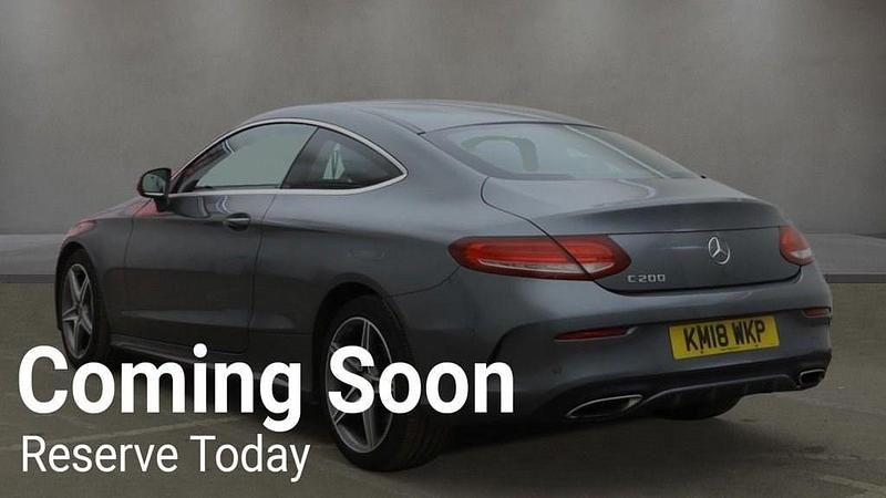 Used Mercedes C200 AMG line 184 HP (135 kW) 2018 Grey Coupe