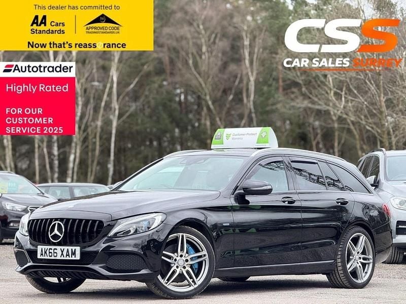 Used Mercedes C350e 2016 Black Estate
