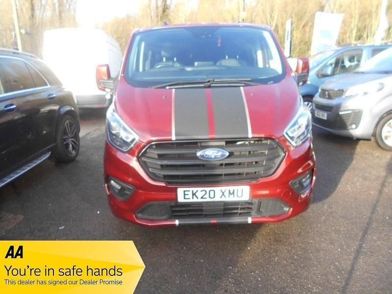Red Used 2020 Ford Transit Custom Sport Van | £18,999 (Fair price) - Image 1/4