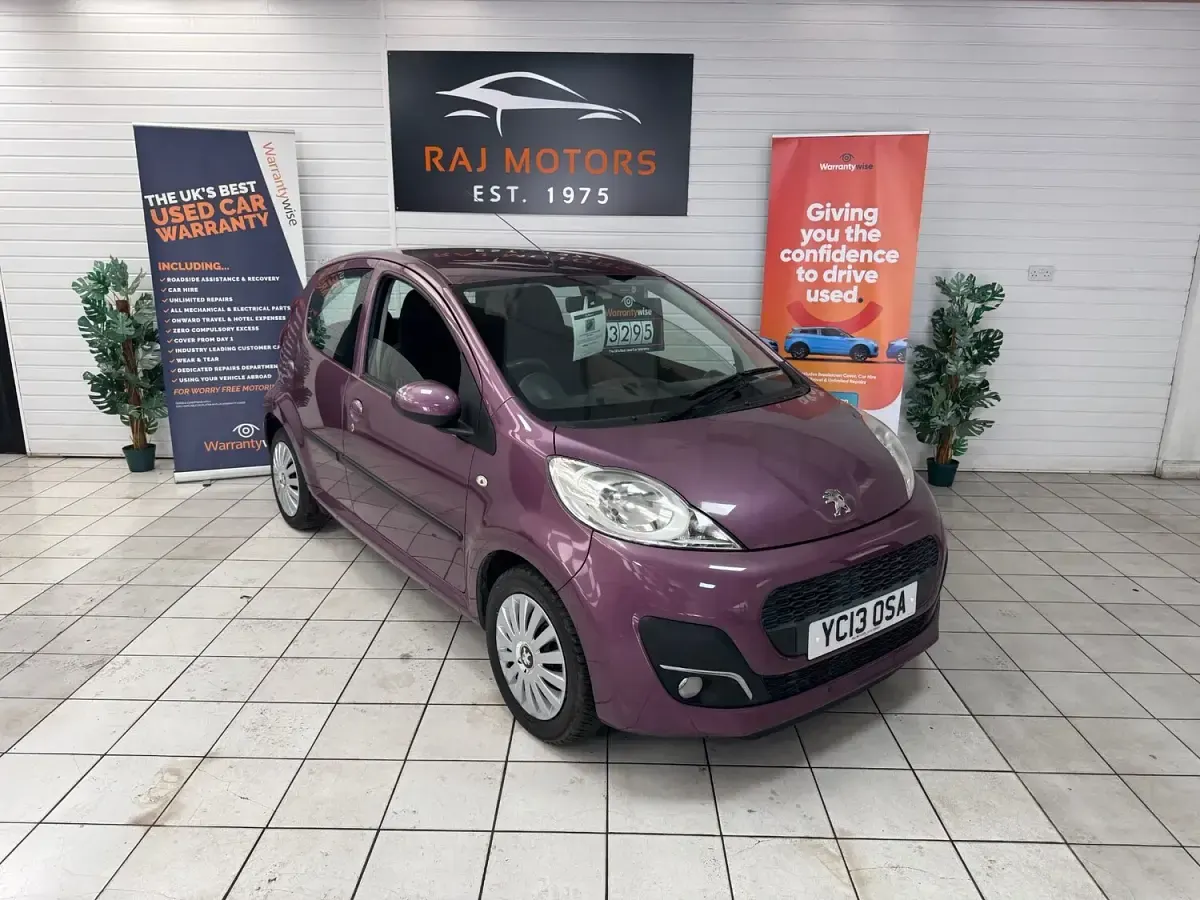 Used Peugeot 107 Active 68 HP (50 kW) 2013 Purple Hatchback