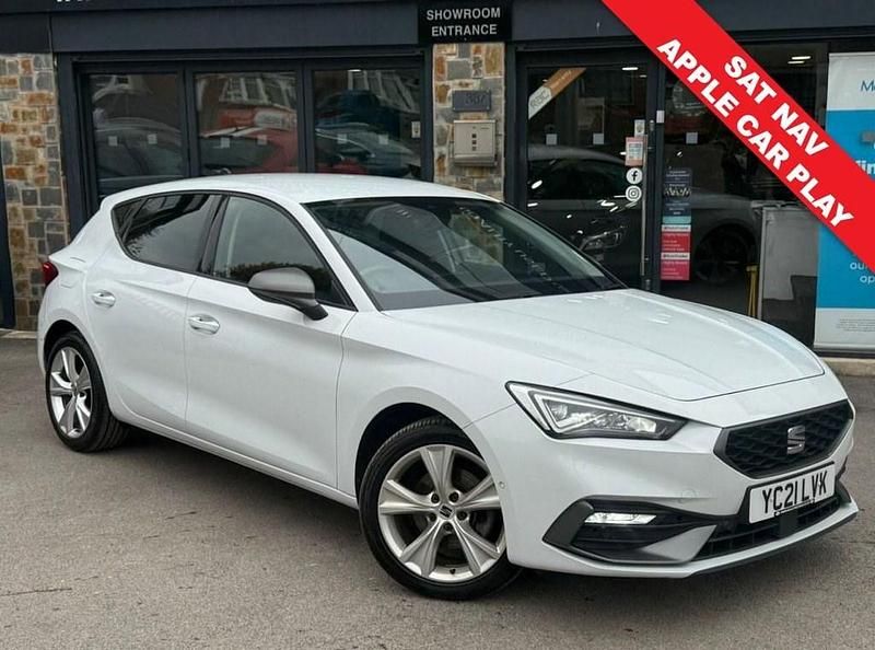 White Used 2021 Seat Leon FR Hatchback | £13,800 (Fair price) - Image 1/4