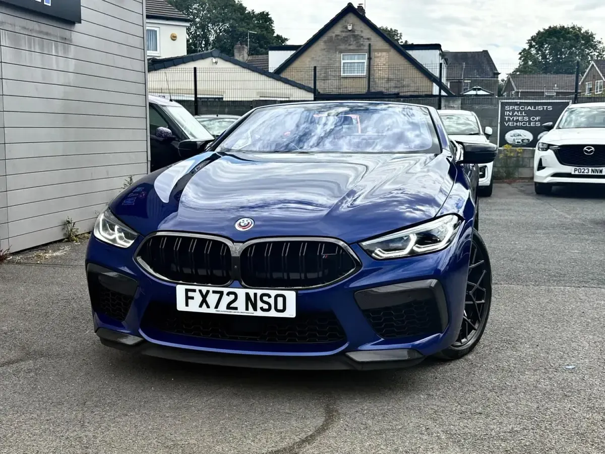 Used BMW M8 Competition Edition 616 HP (453 kW) 2022 Blue Cabriolet