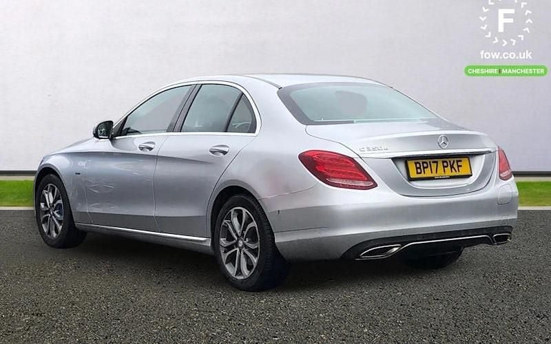 Used Mercedes C350e 293 HP (215 kW) 2017 Silver Sedan