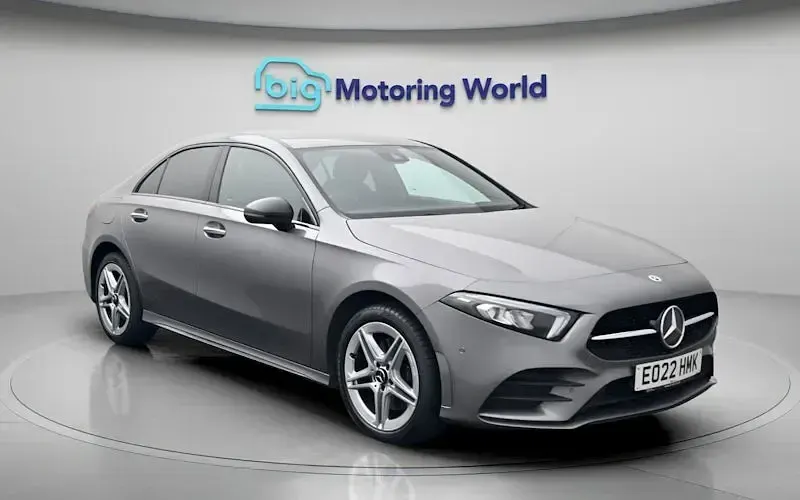 Used Mercedes A250 AMG line 259 HP (190 kW) 2022 Grey Sedan