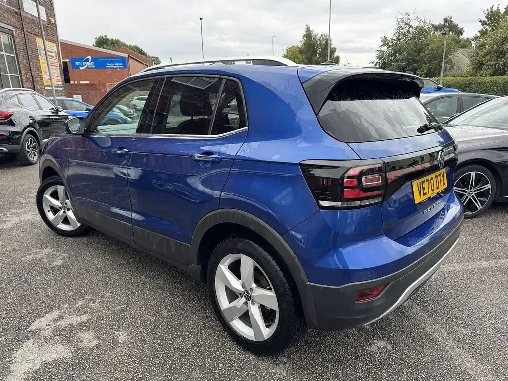 Used VW T-Cross SEL 108 HP (79 kW) 2020 Blue SUV