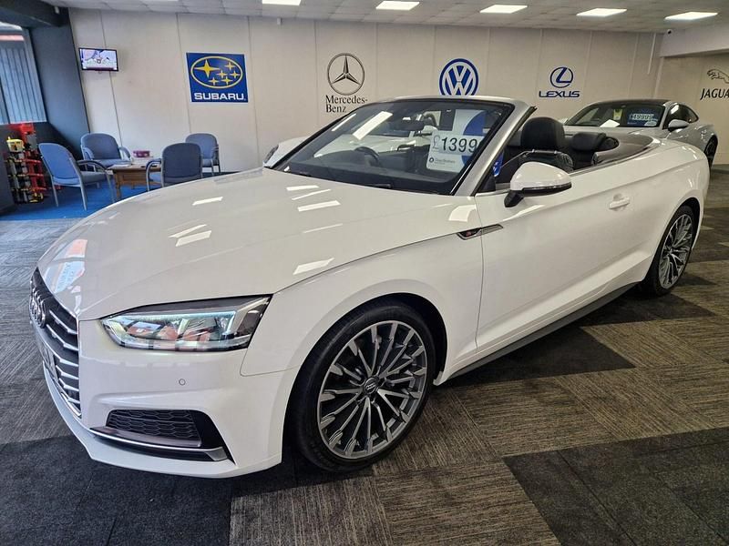 Used Audi A5 Cabriolet S-Line 2017 White Cabriolet