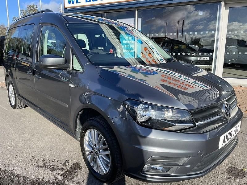 Used VW Caddy Maxi Life S 102 HP (75 kW) 2018 Grey MPV