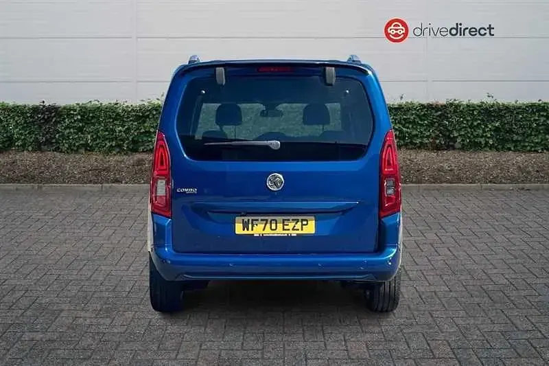 Begagnad Vauxhall Combo Elite 130 HK (95 kW) 2020 Blå Minibuss