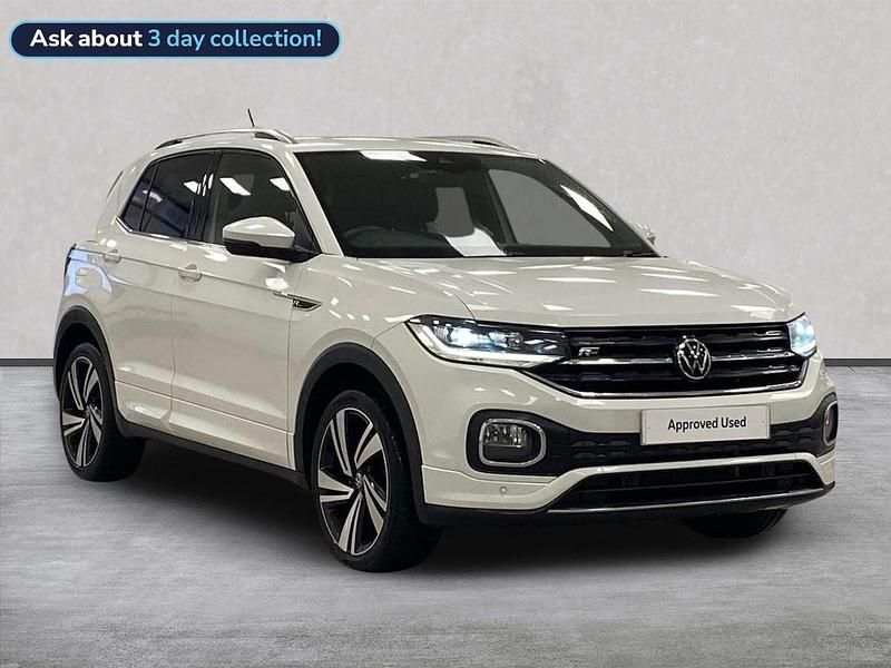 White Used 2022 VW T-Cross R-line SUV | £16,621 (Fair price) - Image 1/2