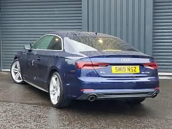 Used Audi A5 S-Line 150 HP (110 kW) 2019 Blue Coupe