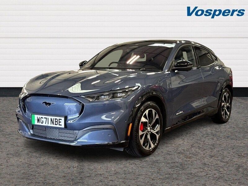 Blue Used 2021 Ford Mustang Mach-E Extended Range SUV | £20,300 (Fair price) - Image 1/1