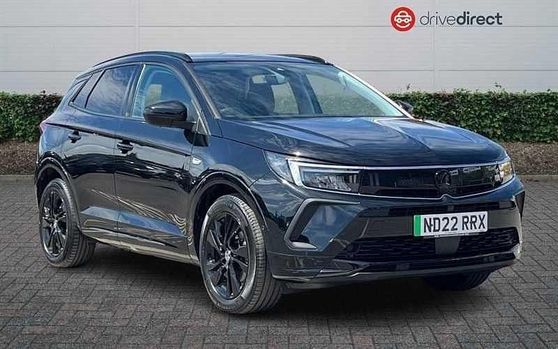 Black Used 2022 Vauxhall Grandland X GS Line SUV | £17,395 (Fair price) - Image 1/4