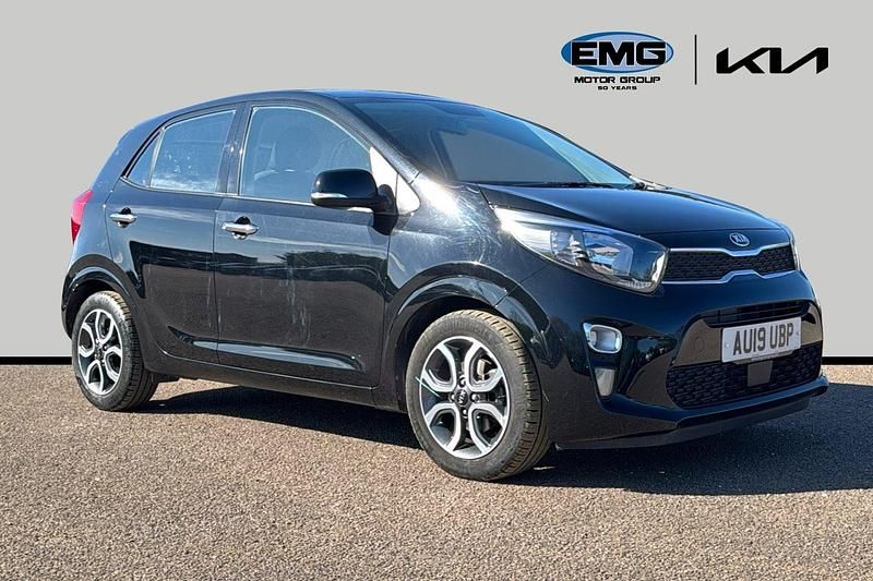 Used Kia Picanto 84 HP (61 kW) 2019 Black Hatchback