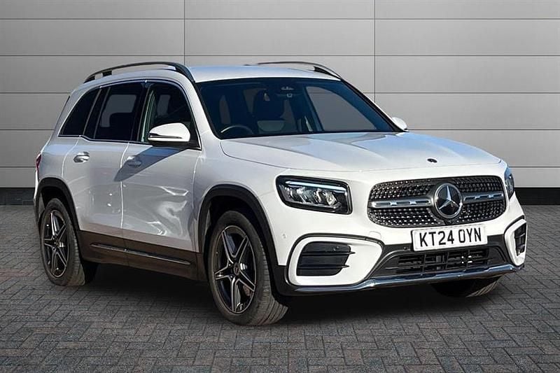 Digital white metallic Used 2024 Mercedes GLB200 AMG Line Premium SUV | £32,550 (A bit pricey) - Image 1/4