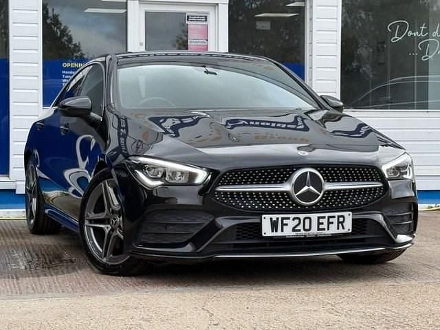Used Mercedes CLA200 AMG line 163 HP (119 kW) 2020 Black Coupe