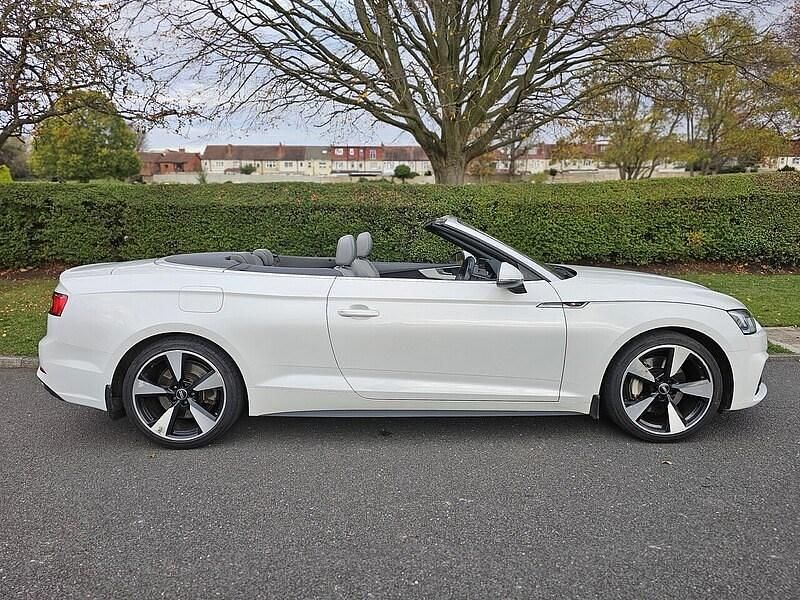 Used Audi A5 Cabriolet S-Line 2018 White Cabriolet