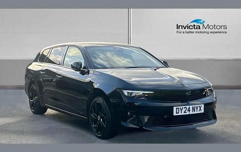 Used Vauxhall Astra 130 HP (95 kW) 2024 Black Estate