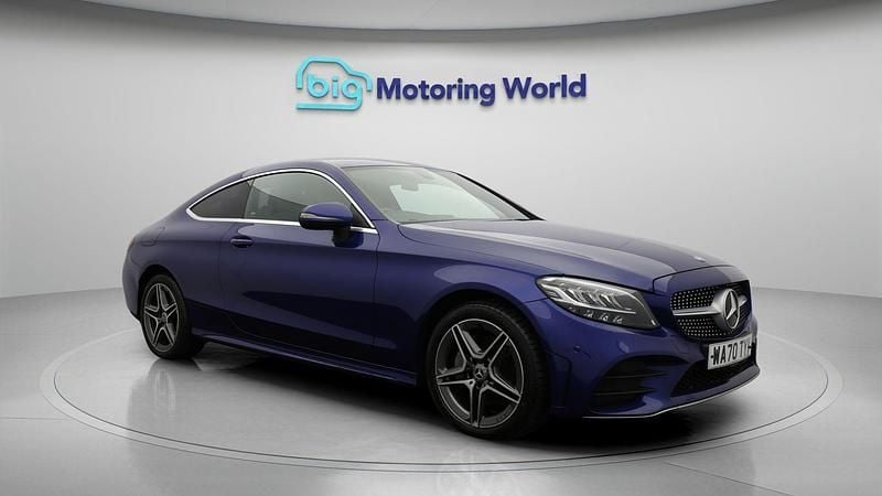 Blue Used 2019 Mercedes C200 AMG line Coupe | £22,000 (A bit pricey) - Image 1/4