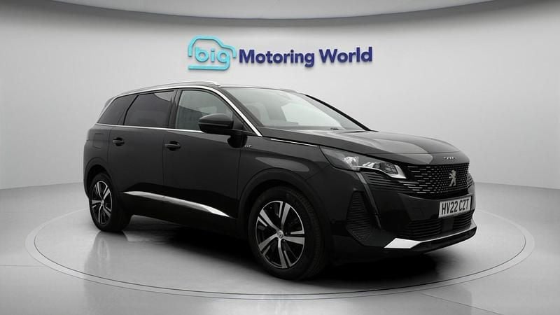 Black Used 2022 Peugeot 5008 GT SUV | £18,800 (Good price) - Image 1/4