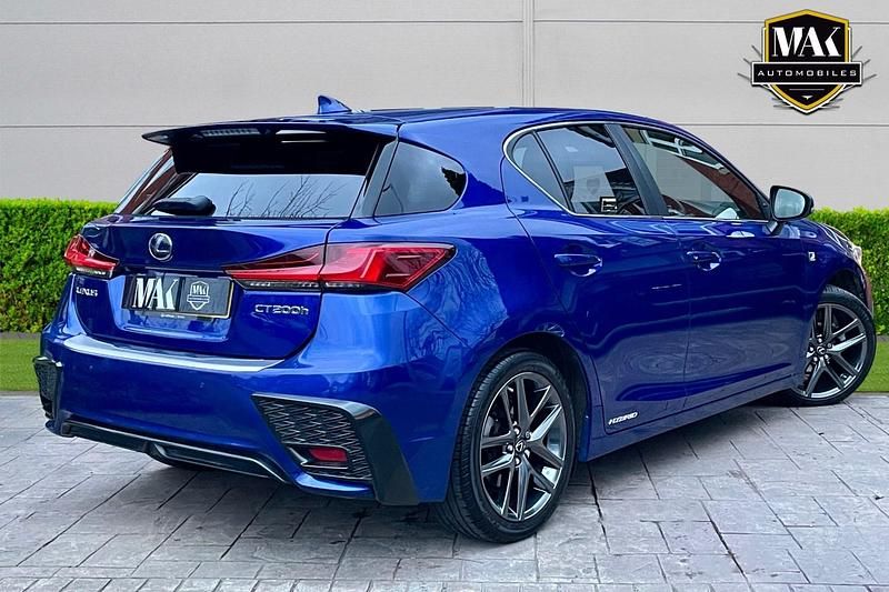 Used Lexus CT200h Sport Line 2018 Blue Hatchback