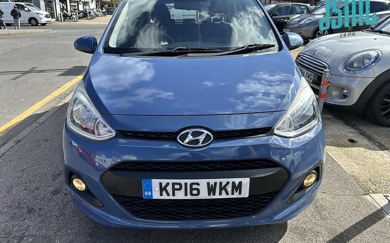 Usado Hyundai i10 SE 66 HP (48 kW) 2016 Azul Citadino