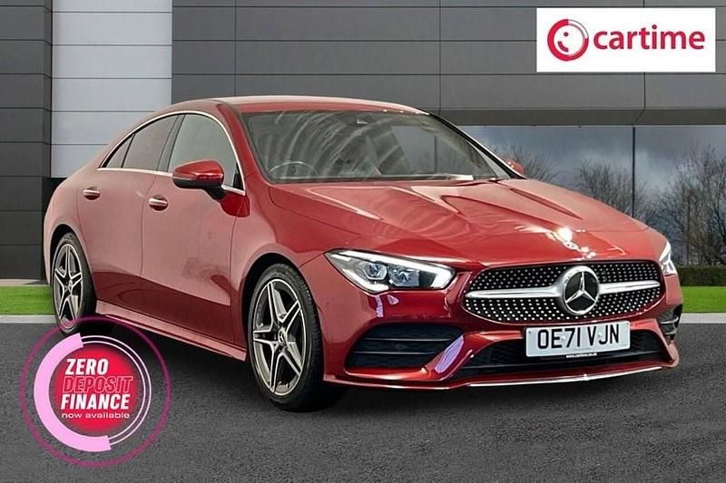 Red Used 2022 Mercedes CLA180 AMG Line Premium Sedan | £22,499 (Good price) - Image 1/4