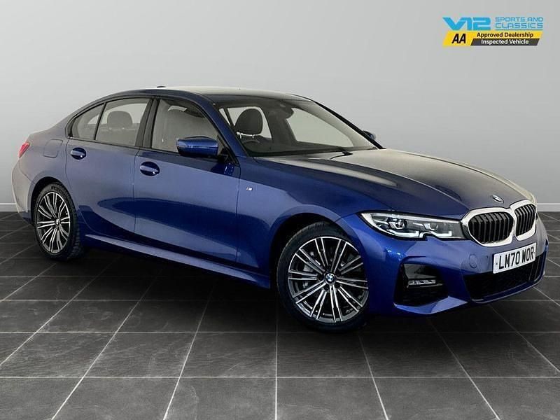 Blue Used 2020 BMW 330e M Sport Sedan | £18,795 (Good price) - Image 1/2