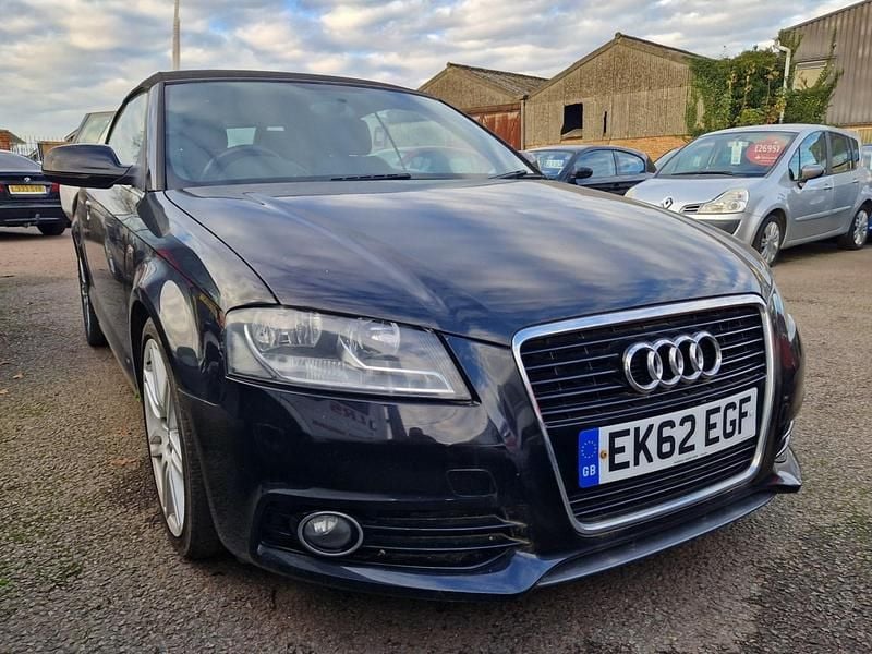 Used Audi A3 Cabriolet S-Line 2012 Black Cabriolet