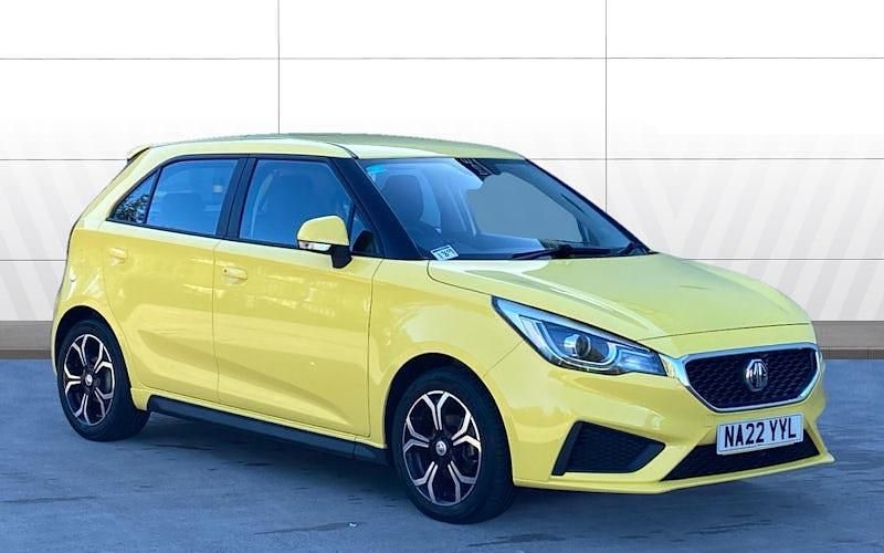 Yellow Used 2022 MG MG3 Excite Hatchback | £9,853 (Fair price) - Image 1/4