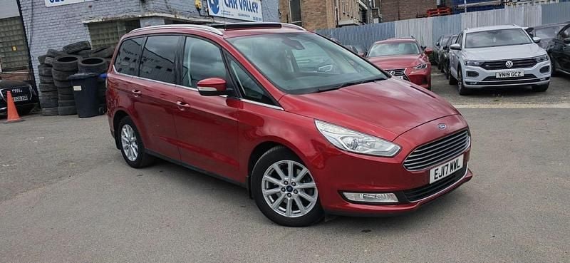 Red Used 2017 Ford Galaxy Titanium X MPV | £15,500 (Fair price) - Image 1/4