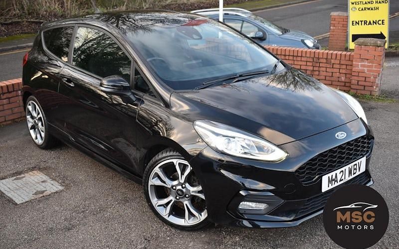 Used Ford Fiesta ST-Line 95 HP (69 kW) 2021 Black Hatchback