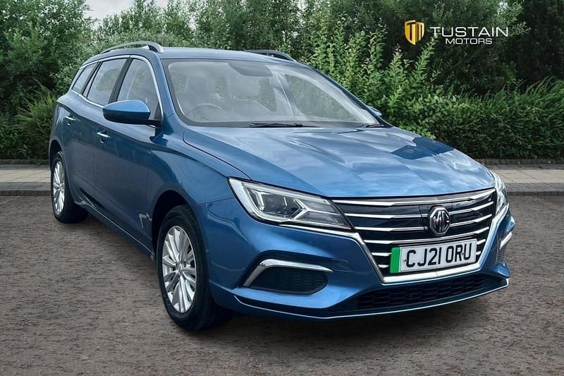 Blue Used 2021 MG MG5 EV Exclusive Estate | £9,999 (Fair price) - Image 1/4