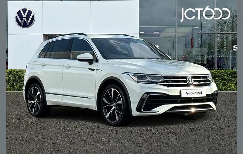 Used VW Tiguan R-line 150 HP (110 kW) 2022 White SUV