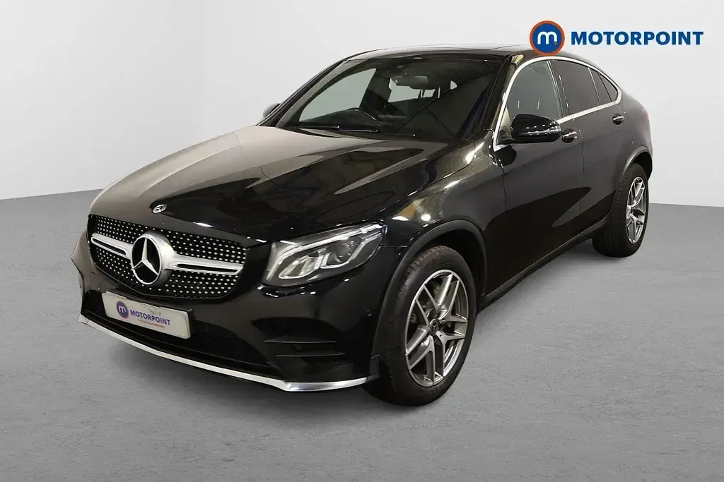 Second-hand Mercedes GLC220 AMG Line Premium 170 CP (125 kW) 2019 Negru Coupe
