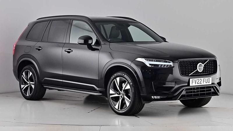 Onyx black Used 2022 Volvo XC90 R-Design SUV | £39,995 (Good price) - Image 1/4