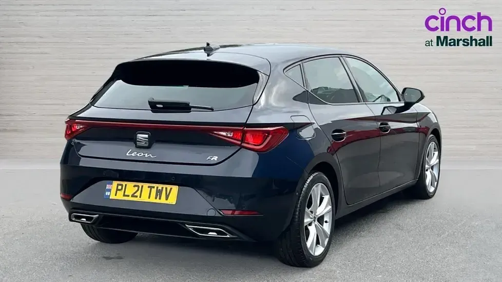 Used Seat Leon FR 130 HP (95 kW) 2021 Blue